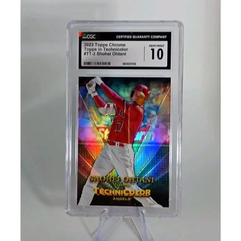 Shohei Ohtani #TT2 Topps Chrome In Technicolor 2023 CGC Graded 10 - Picture 5 of 8